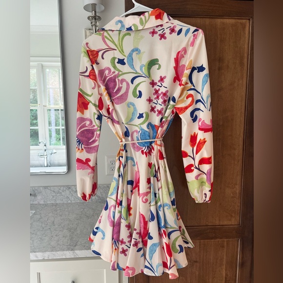 Long Sleeve Floral Dress - Picture 3 of 3